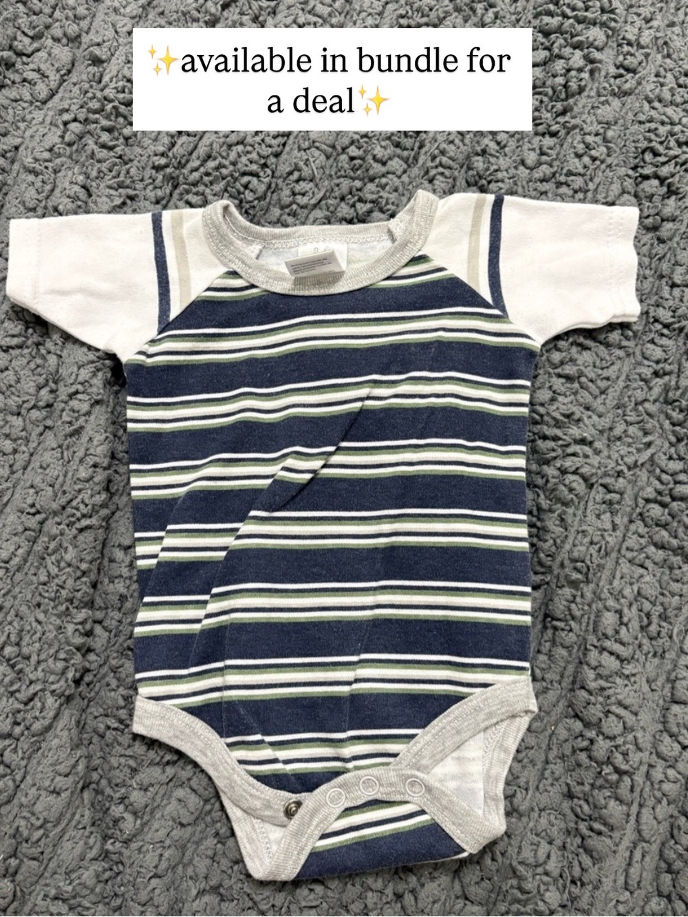 BABY ELEMENTS | Vintage Look Striped One-Piece Bodysuit